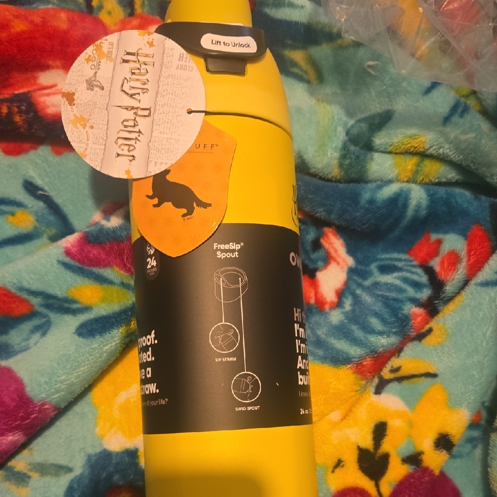 Yellow Harry Potter FreeSip Water Bottle